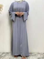 Abaya chic bleu ciel pour toutes occasions