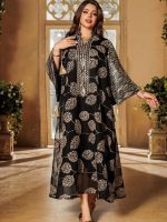 Abaya Al-Sabaa élégante de style Dubai