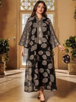 Abaya Dubai Al-Sabaa en tissu fluide et léger