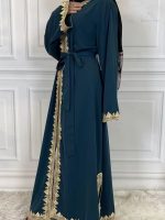 Abaya Khadija en style kimono pour un look raffiné