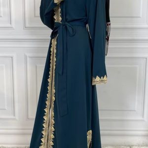 Abaya Khadija en style kimono pour un look raffiné