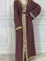Abaya kimono Zaynab élégante de style Dubai