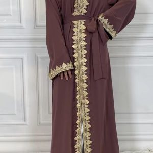 Abaya kimono Zaynab élégante de style Dubai