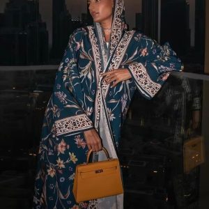 Abaya Dubaï Layali Al-Zahra élégante et raffinée