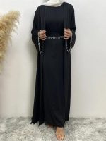Abaya noire chic pour occasions spéciales