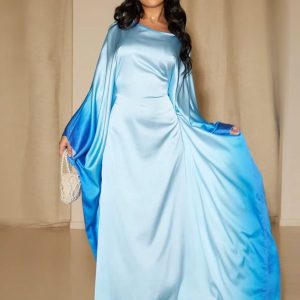 Abaya Dubaï en tissu léger et fluide