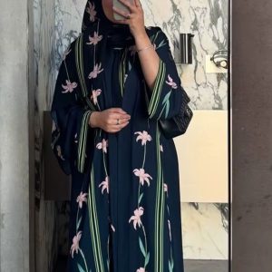 Abaya Zahra Al-Layl élégante et raffinée