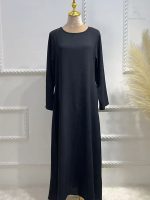 Abaya femme moderne noire élégante et chic