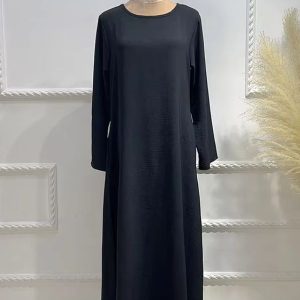 Abaya femme moderne noire élégante et chic
