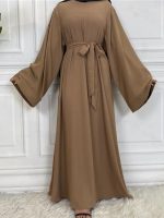 Abaya kimono Beige Sable élégante et moderne