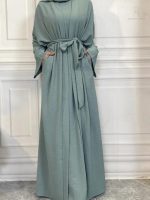 Kimono élégant en bleu azur
