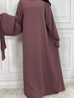 Kimono fluide Violet Poudré, parfait pour toutes occasions