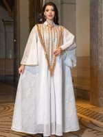 Abaya blanche pour mariage impérial