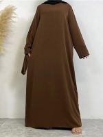 Abaya marron élégante et confortable pour toutes occasions