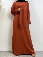 Abaya Orange élégante pour un style moderne