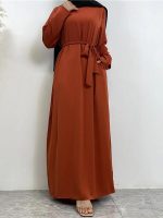 Abaya légère orange, un choix stylé pour toutes saisons