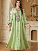 Abaya Al-Zaytoun élégante en tissu léger