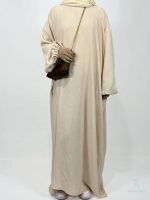 Abaya satin Nazli élégante et fluide