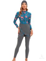 Burkini Fleur d’Azur 3 pièces élégant et confortable