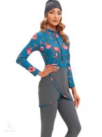 Ensemble de burkini avec motifs floraux et design moderne