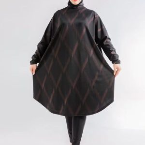 Burkini large géo pour une couverture élégante et confortable