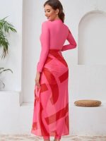 Maillot de bain burkini avec design inspiré de l'Orient