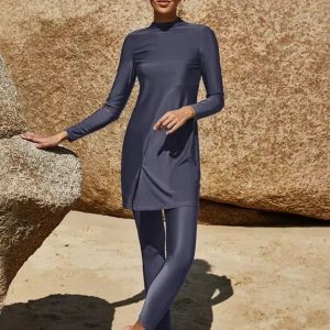 Burkini maillot de bain bleu Verdana pour femmes