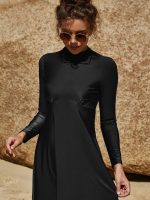 Maillot de bain burkini noir pour une protection optimale