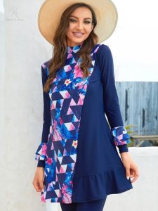 Ensemble burkini Graphica avec design contemporain