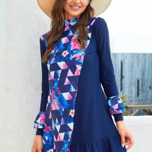 Ensemble burkini Graphica avec design contemporain