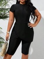 Ensemble de burkini noir moderne, style Malaga