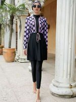 Burkini Alia 3 pièces pour plage, style moderne et confortable