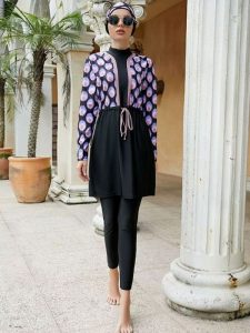 Burkini Alia 3 pièces pour plage, style moderne et confortable