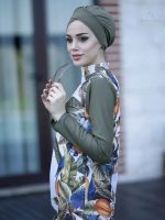 Ensemble de burkini "Amazonia" pour la plage, style moderne