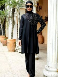 Ensemble Burkini stylé pour baignade