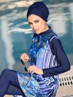 Ensemble burkini élégant et pratique pour la baignade en toute liberté