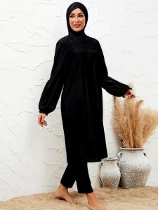 Burkini Houria, vêtement de bain adapté aux activités aquatiques