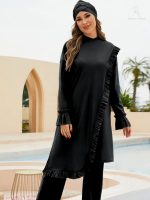 Burkini plage Rokaya pour une baignade confortable et stylée