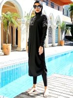 Burkini plage Yamina pour une baignade confortable et élégante