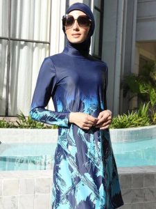 Burkini 3 pièces Reflets d'Aurore, élégant et confortable