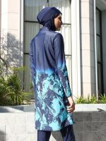 Burkini moderne en trois parties pour la plage et la piscine