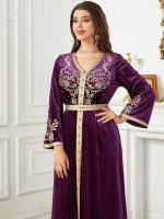 Améthyste Doré, caftan de cérémonie algérien