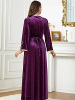 Caftan algérien chic pour célébrations nuptiales
