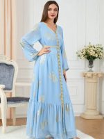 Caftan mariage traditionnel algérien en teintes dorées