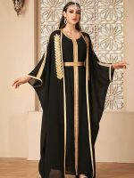 Caftan algérien mariage Noir Majesté