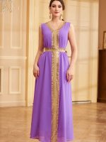 Caftan de luxe algérien, style et sophistication