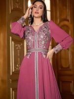 Robe de fête algérienne, design sophistiqué