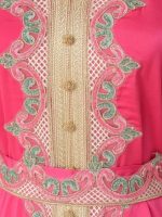 Caftan "Rose Zéphyr", parfait pour les noces