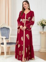 Caftan algérien chic mariage Rubis d'Or