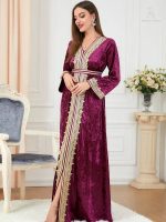 Robe de cérémonie algérienne en velours
